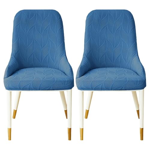 KTLCNDF 2er-Pack Ohrensessel-Schoner Mit Ergonomischer Kontur – Schonbezüge Aus Hochwertigem Stretchgewebe, Pflegeleichter Möbelschutz for Den Einsatz Zu Hause Und Im Gastgewerbe(Blue,Set of 2) von KTLCNDF