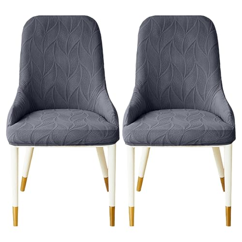 KTLCNDF 2er-Pack Ohrensessel-Schoner Mit Ergonomischer Kontur – Schonbezüge Aus Hochwertigem Stretchgewebe, Pflegeleichter Möbelschutz for Den Einsatz Zu Hause Und Im Gastgewerbe(Dark Grey,Set of 2) von KTLCNDF
