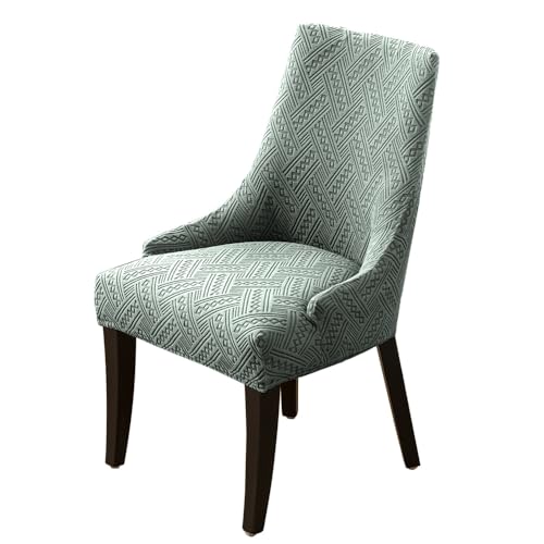 KTLCNDF Stretch-Schonbezug for Ohrensessel Im Esszimmer – Weicher, Atmungsaktiver, Waschbarer Schutz, Passt for Die Meisten Ohrensessel Ohne Armlehnen(Green,1PC) von KTLCNDF