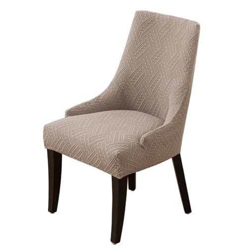 KTLCNDF Stretch-Schonbezug for Ohrensessel Im Esszimmer – Weicher, Atmungsaktiver, Waschbarer Schutz, Passt for Die Meisten Ohrensessel Ohne Armlehnen(Sand,1PC) von KTLCNDF