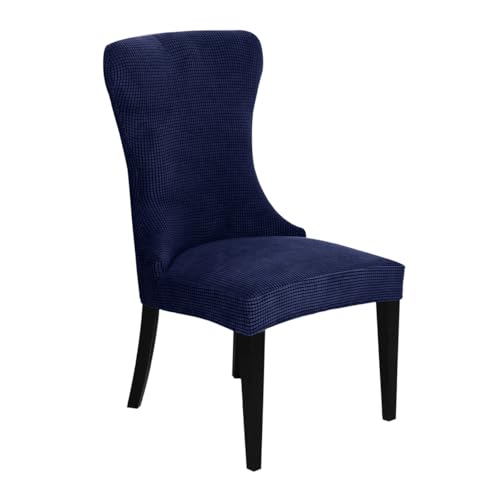 KTLCNDF Stretch-Sesselbezug-Set for Ohrensessel – 85% Polyester, 15% Spandex, Wiederverwendbar, rutschfest, Geeignet for Die Dekoration Von Bankettsälen(Navy,Set of 1) von KTLCNDF
