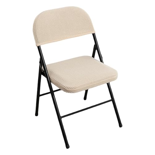 KTLCNDF Stuhlhussen for Esszimmerstühle, 2er-Pack – Strukturierte, Elastische Schonbezüge Mit Verstellbarer Passform, Nahtloser Möbelschutz for Wohnzimmer Und Küche(Beige) von KTLCNDF
