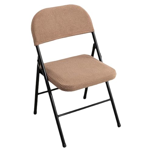 KTLCNDF Stuhlhussen for Esszimmerstühle, 2er-Pack – Strukturierte, Elastische Schonbezüge Mit Verstellbarer Passform, Nahtloser Möbelschutz for Wohnzimmer Und Küche(Khaki) von KTLCNDF