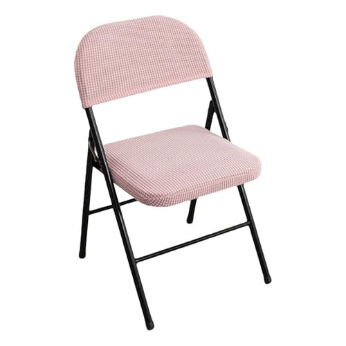 KTLCNDF Stuhlhussen for Esszimmerstühle, 2er-Pack – Strukturierte, Elastische Schonbezüge Mit Verstellbarer Passform, Nahtloser Möbelschutz for Wohnzimmer Und Küche(Pink) von KTLCNDF