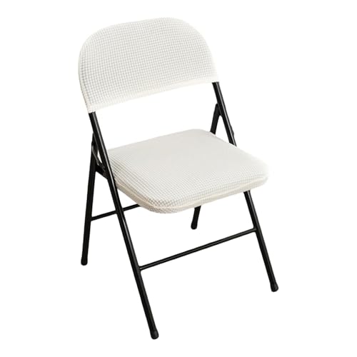 KTLCNDF Stuhlhussen for Esszimmerstühle, 2er-Pack – Strukturierte, Elastische Schonbezüge Mit Verstellbarer Passform, Nahtloser Möbelschutz for Wohnzimmer Und Küche(Whte) von KTLCNDF