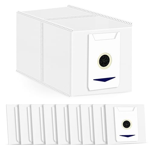 10 Stück Staubbeutel Zubehör für Ecovacs Deebot T30 Omni / T30 Pro Omni Saugroboter, 3L Großer Kapazität Antibakteriell Staubsaugerbeutel von KTNAid