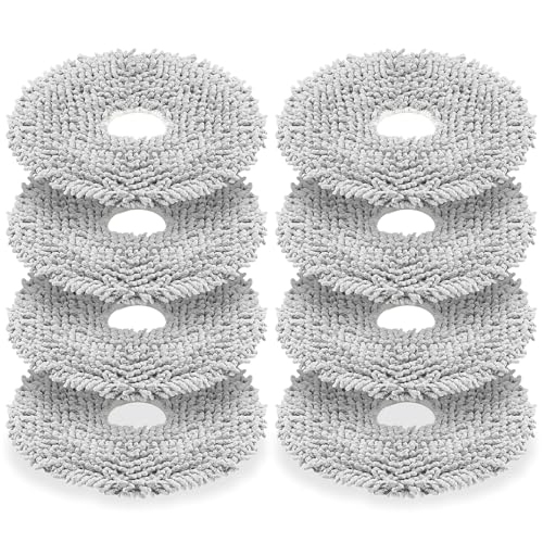 Ersatz-Mopp-Pads, kompatibel mit iRobot Roomba Plus 405 Combo / 505 Combo Roboter-Staubsauger, wiederverwendbare und waschbare Mikrofaser-Wischtuch-Nachfüllpackung, 8 Stück Ersatz-Mopp-Pads, kompatibel mit iRobot Roomba Plus 405 Combo / 505 Combo Roboter-Staubsauger, wiederverwendbare und waschbare Mikrofaser-Wischtuch-Nachfüllpackung, 8 Stück von KTNAid