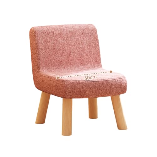 KTREZ Kleiner Hocker aus Massivholz, Sofa, Fußhocker, Rückenlehne, weich gepolsterter Freizeitstuhl, Schreibtischstuhl mit Massivholzrahmen und Beinen, ausgestattet mit einem abnehmbaren Sitz aus KTREZ Kleiner Hocker aus Massivholz, Sofa, Fußhocker, Rückenlehne, weich gepolsterter Freizeitstuhl, Schreibtischstuhl mit Massivholzrahmen und Beinen, ausgestattet mit einem abnehmbaren Sitz aus von KTREZ