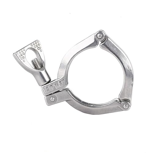 1,5" 2" 2,5" 3" 3,5" 304 Edelstahl Drei Abschnitt Sanitär Tri-Clamp Fitting Für Homebrew Bier, 2 zoll x K64 von KTUCN