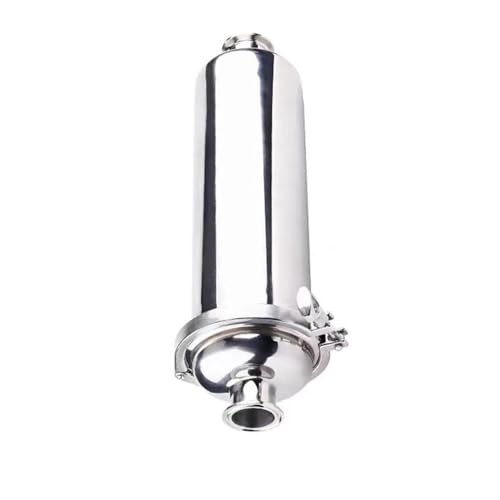 Inline-Filtersieb aus Edelstahl, passend für 19/25/32/38/51 mm Rohr, 1,5 Zoll, 2 Zoll Tri-Clamp, 50,5 mm, 64 mm, selbstgebrautes Bier, 300 Maschenweite, 38 mm x Zwinge 50,5 von KTUCN