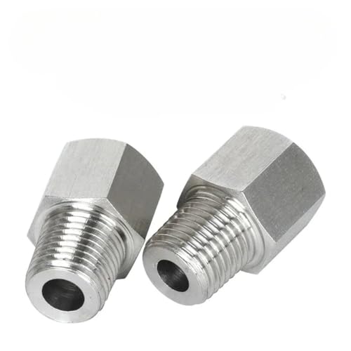 M16 Buchse auf Stecker M8 1014 1/8" 1/4" BSP NPT Sechskant-Reduzierbuchse 304 Edelstahl-Adapteranschluss Hochdruck für Druckmessgerät, Buchse auf Stecker M16x1,5 Buchse, 3l8 NPT Stecker M16 Buchse auf Stecker M8 1014 1/8" 1/4" BSP NPT Sechskant-Reduzierbuchse 304 Edelstahl-Adapteranschluss Hochdruck für Druckmessgerät, Buchse auf Stecker M16x1,5 Buchse, 3l8 NPT Stecker von KTUCN