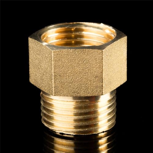 Messingfitting F/M Metrisch auf Imperiales Gewinde Innen- auf Außengewinde Messingrohrverbinder Kupferkupplungsadapter Gewindeverbindung, G1I4, M16X1.5 Messingfitting F/M Metrisch auf Imperiales Gewinde Innen- auf Außengewinde Messingrohrverbinder Kupferkupplungsadapter Gewindeverbindung, G1I4, M16X1.5 von KTUCN