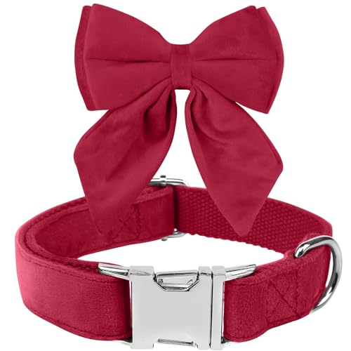 Tie KTWSUEF Hundehalsband Fliege Samtige, Fliege für Hunde, Komfortable Haltbarkeit Halsband Hund, Abnehmbares und verstellbares Fliege Hunde Für Hochzeiten, Geburtstage, Festliche Tie KTWSUEF Hundehalsband Fliege Samtige, Fliege für Hunde, Komfortable Haltbarkeit Halsband Hund, Abnehmbares und verstellbares Fliege Hunde Für Hochzeiten, Geburtstage, Festliche von KTWSUEF
