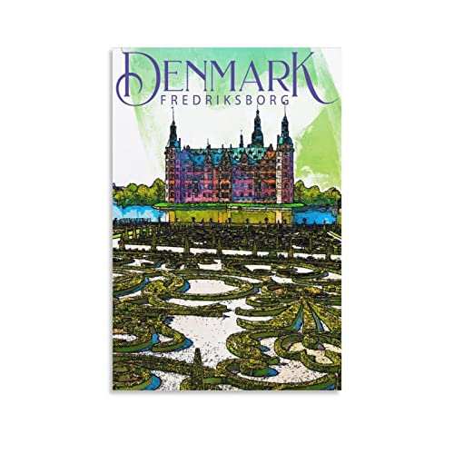 Metall-Blechschild, Dänemark, Schloss, Terrasse, Retro-Dekor, Kunstschild, für Zuhause, Küche, Bar, Café, Club, Höhle, Wanddekoration, Vintage, Reiseschild, 15 x 30 cm Metall-Blechschild, Dänemark, Schloss, Terrasse, Retro-Dekor, Kunstschild, für Zuhause, Küche, Bar, Café, Club, Höhle, Wanddekoration, Vintage, Reiseschild, 15 x 30 cm von KTYWZ