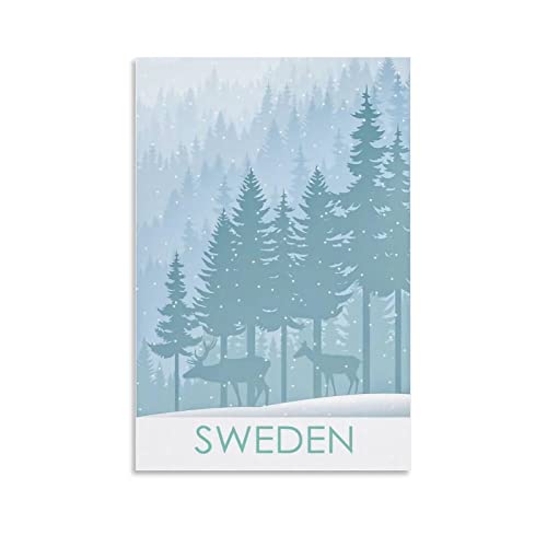 Metall-Blechschild Schweden Schnee Hirsch Vintage Dekor Kunstschild Home Kitchen Bar Cafe Club Cave Wanddekor Retro Schild 15x30CM Metall-Blechschild Schweden Schnee Hirsch Vintage Dekor Kunstschild Home Kitchen Bar Cafe Club Cave Wanddekor Retro Schild 15x30CM von KTYWZ