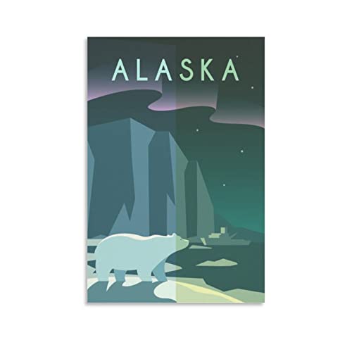 Metallschild Alaska Bear Vintage Dekor Kunstschild Home Kitchen Bar Cafe Club Cave Wanddekor Retro Reise Blechschild 30x30CM Metallschild Alaska Bear Vintage Dekor Kunstschild Home Kitchen Bar Cafe Club Cave Wanddekor Retro Reise Blechschild 30x30CM von KTYWZ