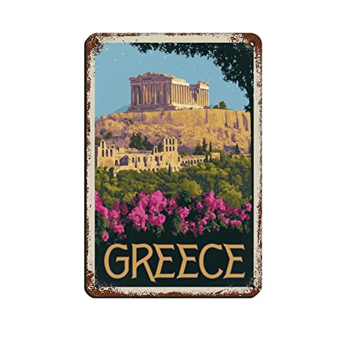 Metallschild Griechenland Der Parthenon Retro-Dekor-Kunstschild Home Kitchen Bar Cafe Club Cave Wanddekoration Vintage Reise-Blechschild 15 x 30 cm Metallschild Griechenland Der Parthenon Retro-Dekor-Kunstschild Home Kitchen Bar Cafe Club Cave Wanddekoration Vintage Reise-Blechschild 15 x 30 cm von KTYWZ