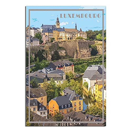 Metallschild Luxemburg Vintage-Dekor Kunstschild Home Kitchen Bar Cafe Club Cave Wanddekoration Retro Reise Blechschild 20x30CM Metallschild Luxemburg Vintage-Dekor Kunstschild Home Kitchen Bar Cafe Club Cave Wanddekoration Retro Reise Blechschild 20x30CM von KTYWZ
