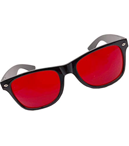 KTYX Farbenblinde Brille für Männer - Rot Grün Farbenblindheit Brille - Color Blind Korrekturbrille Korrektur für Deutan Und Protan - Brille für Farbenblindheit - Vollformat von KTYX