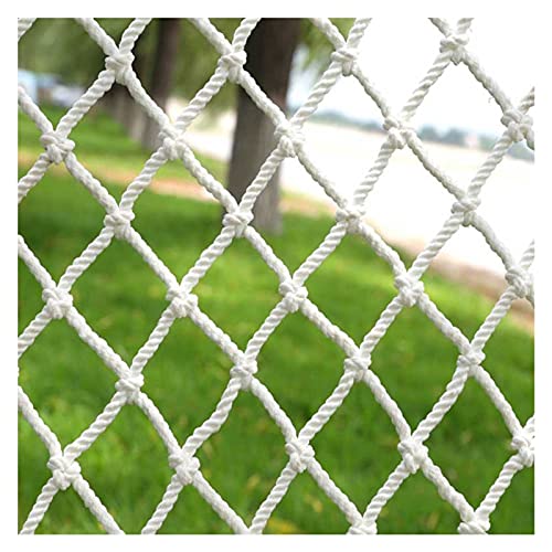 KUAIE Sicherheitsnetz for Kinder Balkonschutznetz Weiß Dekoratives Netz Kletterseilnetz Nylon Sicherheitsnetz Color : 3cm mesh, Size : 1x7m(3.3x23ft) von KUAIE