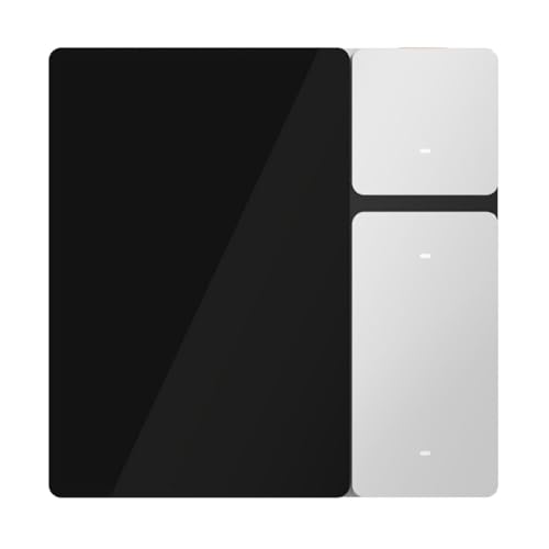 8,9 cm (3,5 Zoll) Bedienfeld WiFi Intelligente Szene Wandschalter mit Touch Centrals Control Panel 3-Gang Relais Schalter von KUAIYIJU