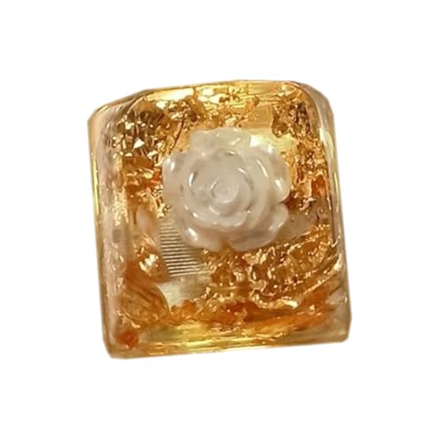 Only Keycap Flower Pattern Translucent Keycap Camellias Keycaps For Mechanical Keyboards Installation Only Keycap Flower Pattern Translucent Keycap Camellias Keycaps For Mechanical Keyboards Installation von KUAIYIJU