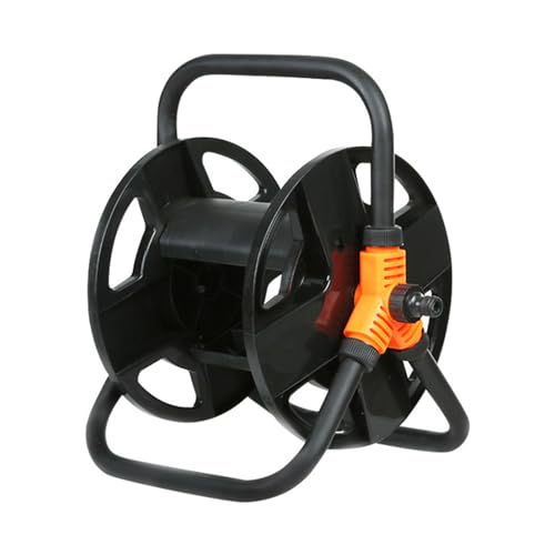 Wasserrohr-Aufbewahrungsregal, Wasserrohr-Aufbewahrungsregal, einarmig, Schlauchtrommel, Werkzeug für Garten, Auto, Waschen, Bewässerung, Haus, Garten von KUAIYIJU