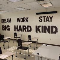 Dream Big, Work Hard, Stay Kind, Klassenzimmer, Uni, Klassenzimmer Dekor, Homeschool, Schule, Wandtattoo, Wanddeko, Zitate von KUARKI