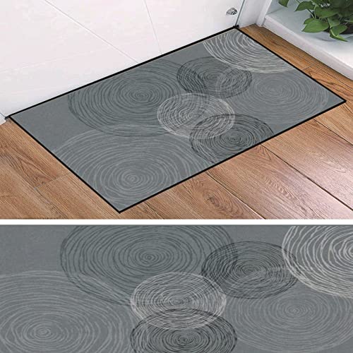 Fußmatte Schmutzfangmatte 60x200cm Waschbar Wasserdicht Robust Schmutzfänger Anpassbar Moderner Wohnteppich für Wohnzimmer, Schlafzimmer, Küche, Kinderzimmer, Badezimmer A von KUAW