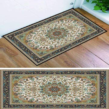 KUAW Läufer Flur Teppich 40x60cm Bunter Modern rutschfest Waschbar Benutzerdefinierte Länge Moderner Wohnteppich Für Teppichlaeufer, rutschfest und Küchenläufer C von KUAW