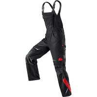 Kübler Arbeitshose Latzhose Pulsschlag 3324 5353 9955 schwarz rot Gr. 102 von KUBLER