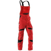 Kubler - Kübler Arbeitshose Latzhose activiq 3250 5365 5599 mittelrot schwarz Gr. 66 von KUBLER