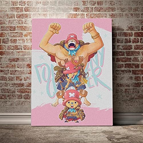 KUCYATY Diamantzeichnung Für Erwachsene 5D Diamant Painting Set, 40×50Cm, Werkzeug×2, Tony Chopper Anime One Piece DIY Mosaikherstellung Basteln Handarbeiten Kristall Malerei von KUCYATY