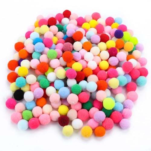 Mini Pompons Bunt, 500 Stück Pompons zum Basteln 25mm, Pompons Bälle für Dekorieren Verzieren Nähen Handwerk Herstellung DIY Handwerk Farbenfrohe Bastelarbeiten Kindergarten Basteln Kinder Erwachsene Mini Pompons Bunt, 500 Stück Pompons zum Basteln 25mm, Pompons Bälle für Dekorieren Verzieren Nähen Handwerk Herstellung DIY Handwerk Farbenfrohe Bastelarbeiten Kindergarten Basteln Kinder Erwachsene von KUDLE