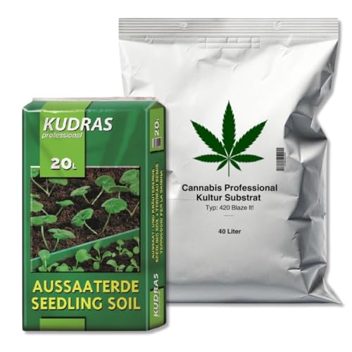 KUDRAS Duo Grow Pack: CanPro Cannabis Professional 40L Aussaaterde 20L KUDRAS Duo Grow Pack: CanPro Cannabis Professional 40L Aussaaterde 20L von KUDRAS