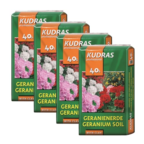 Kudras Balkon Geranien- und Kübelpflanzenerde 160L (2x80L) von KUDRAS