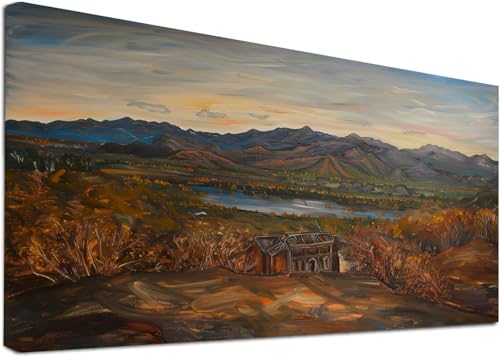 Diamond Painting Groß Berg, 5D Diamond Painting Erwachsene Landschaft, DIY Basteln Erwachsene, Diamant Malerei Kunst Stickerei Kreuzstich Set, Deko Wohnzimmer und Zimmer Deko Geschenke 30x60cm 2-8922 von KUEAJIOU