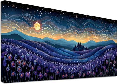 Diamond Painting Groß Blume, 5D Diamond Painting Erwachsene Pflanzen, DIY Basteln Erwachsene, Diamant Malerei Kunst Stickerei Kreuzstich Set, Deko Wohnzimmer und Zimmer Deko Geschenke 80x160cm 9-7947 von KUEAJIOU