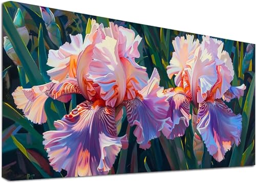 Diamond Painting Groß Blume, 5D Diamond Painting Erwachsene Pflanzen, DIY Basteln Erwachsene, Diamant Malerei Kunst Stickerei Kreuzstich Set, Deko Wohnzimmer und Zimmer Deko Geschenke 80x160cm L-3005 von KUEAJIOU