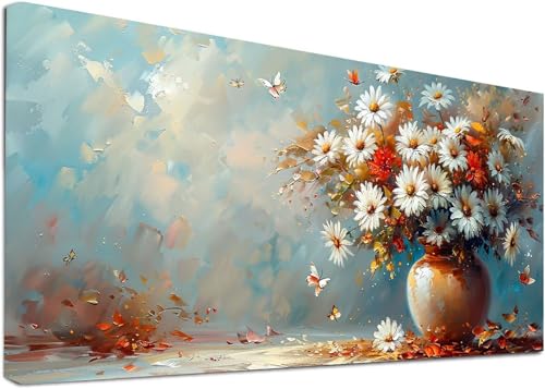 Diamond Painting Groß Blume, 5D Diamond Painting Erwachsene Schmetterling, DIY Basteln Erwachsene, Diamant Malerei Kunst Stickerei Kreuzstich Set, Deko Wohnzimmer und Zimmer Deko 30x60cm G-5999 von KUEAJIOU