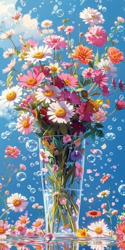 Malen Nach Zahlen Erwachsene Blume, Malen Nach Zahlen Pflanzen, Paint by Numbers mit Pinseln und Acrylfarben, DIY Handgemalt Ölgemälde Kit für Deko Wohnzimmer und Wohnzimmer Deko 40x70cm F-6287 Malen Nach Zahlen Erwachsene Blume, Malen Nach Zahlen Pflanzen, Paint by Numbers mit Pinseln und Acrylfarben, DIY Handgemalt Ölgemälde Kit für Deko Wohnzimmer und Wohnzimmer Deko 40x70cm F-6287 von KUEAJIOU