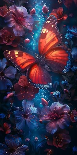 Malen Nach Zahlen Erwachsene Schmetterling, Malen Nach Zahlen Blume, Paint by Numbers mit Pinseln und Acrylfarben, DIY Handgemalt Ölgemälde Kit für Deko Wohnzimmer und Wohnzimmer Deko 35x70cm 1-2085 Malen Nach Zahlen Erwachsene Schmetterling, Malen Nach Zahlen Blume, Paint by Numbers mit Pinseln und Acrylfarben, DIY Handgemalt Ölgemälde Kit für Deko Wohnzimmer und Wohnzimmer Deko 35x70cm 1-2085 von KUEAJIOU