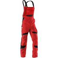 Kübler Workwear - Kübler Activiq Latzhose mittelrot/schwarz Gr. 56 - Rot von KÜBLER WORKWEAR