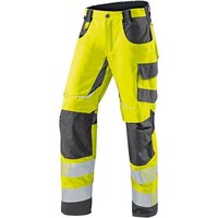 Kübler Sommerhose reflectiq psa 2 warngelb/anthrazit Gr. 106 von KÜBLER WORKWEAR