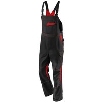 Kübler Workwear - Kübler Latzhose image dress new design schwarz/mittelrot Gr. 27 von KÜBLER WORKWEAR