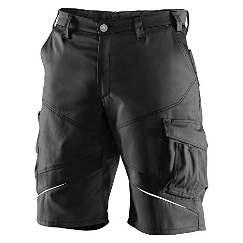 KÜBLER ACTIVIQ Arbeitsshorts schwarz, Größe 42, Herren-Arbeitsshorts aus Mischgewebe, leichte Arbeitsshorts von KÜBLER Workwear von KÜBLER Workwear