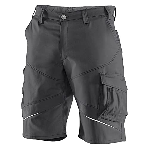 KÜBLER ACTIVIQ Arbeitsshorts anthrazit, Größe 44, Herren-Arbeitsshorts aus Mischgewebe, leichte Arbeitsshorts von KÜBLER Workwear von KÜBLER Workwear