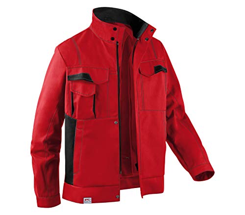 KÜBLER IMAGE DRESS NEW DESIGN Arbeitsjacke rot, Größe 102, Herren-Arbeitsjacke aus verstärkter Baumwolle, robuste Arbeitsjacke von KÜBLER Workwear von KÜBLER Workwear