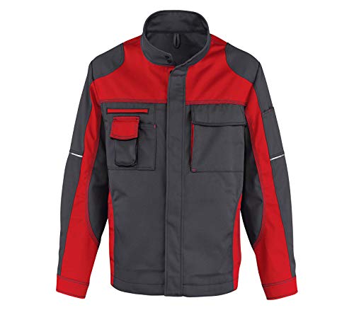 KÜBLER Workwear KÜBLER IMAGE VISION Arbeitsjacke anthrazit, Größe 94, Herren-Arbeitsjacke aus verstärkter Baumwolle, robuste Arbeitsjacke von KÜBLER Workwear