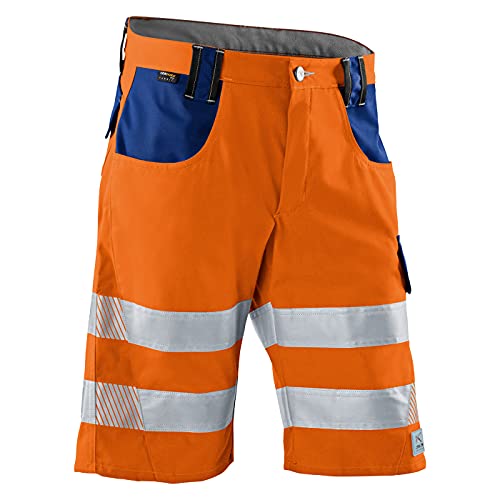 KÜBLER Workwear KÜBLER REFLECTIQ Arbeitsshorts PSA 2 warnorange/Kornblumenblau von KÜBLER Workwear